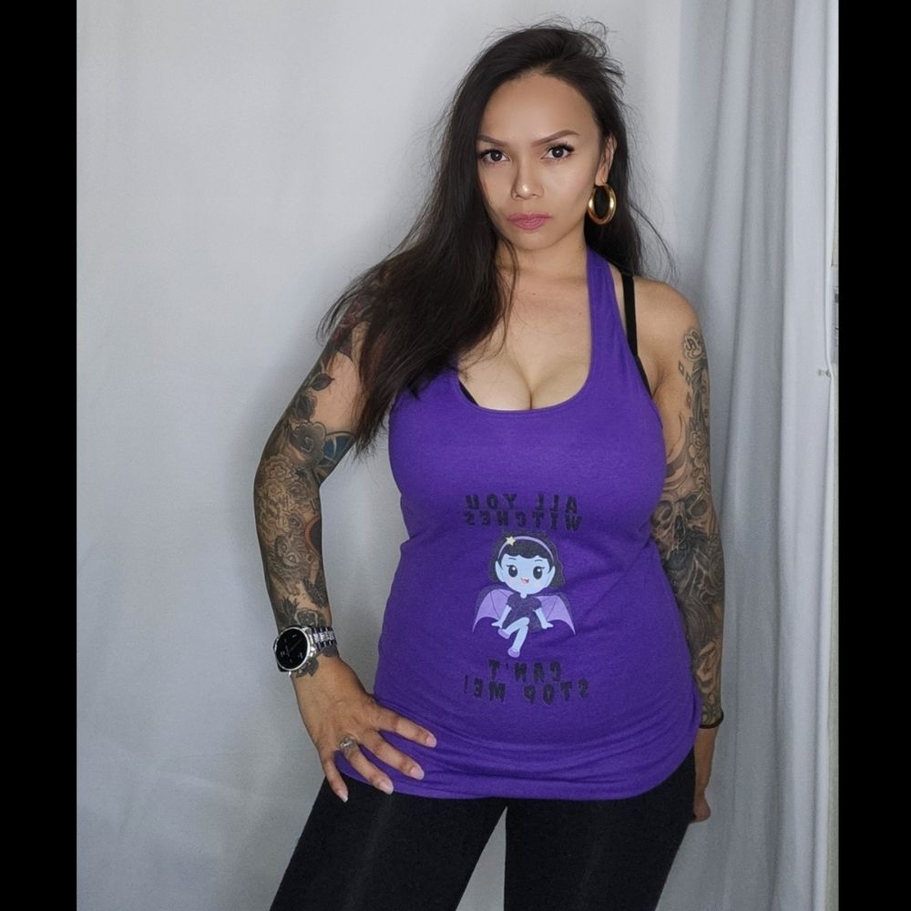 NWOT "All you Witches can't stop me!" Tank Top